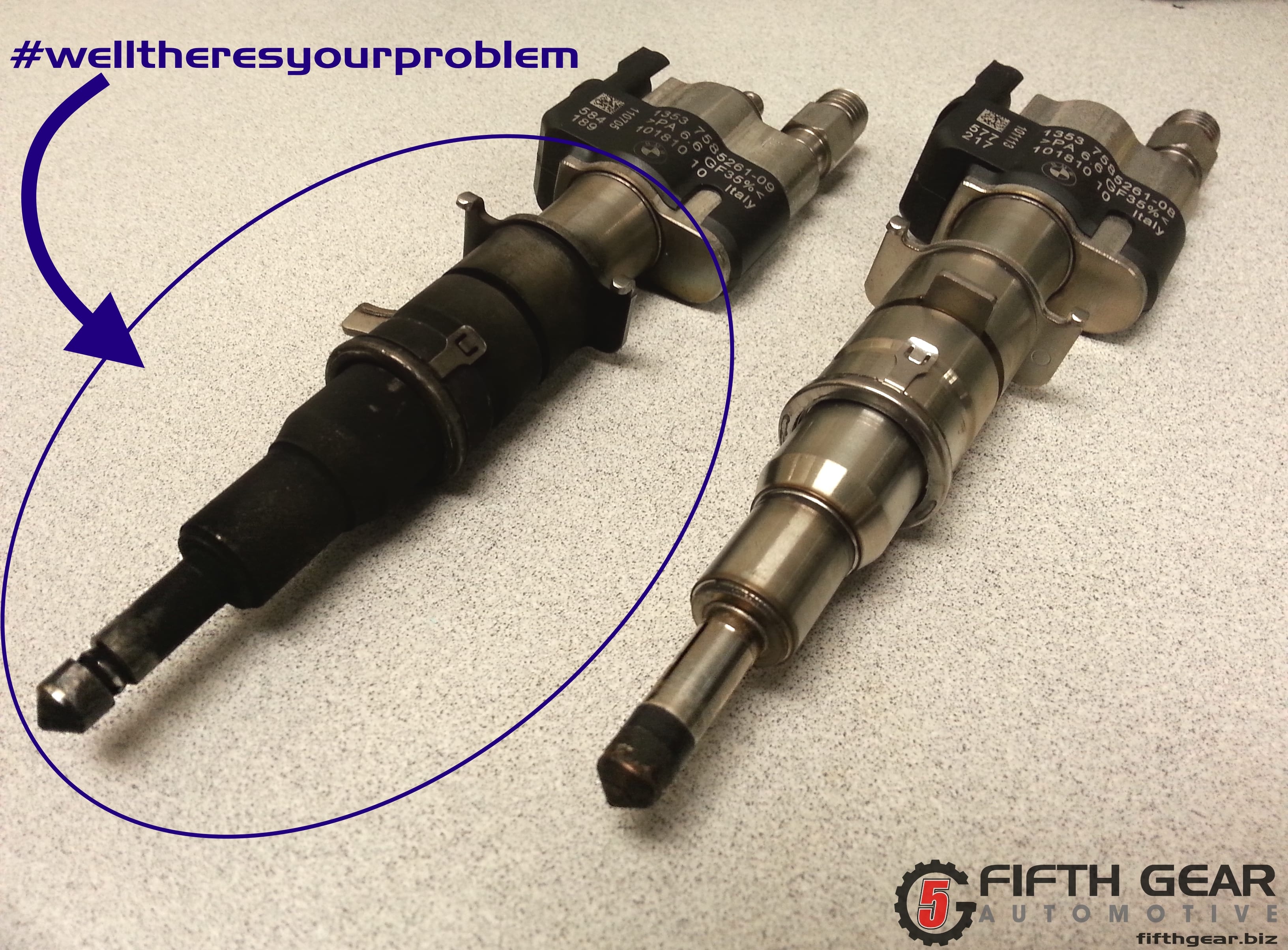 Bmw fuel store injector